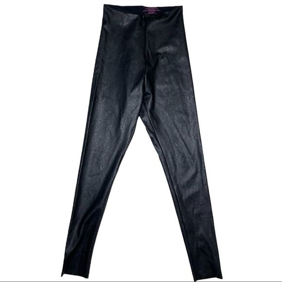 Commando Perfect Control Black Faux Leather Legging Size Medium - Picture 5 of 12